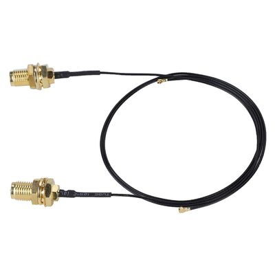 2Pcs WiFi Antenna Extension Cable for NGFFM. 2 Wireless Card, RP-SMA Male Connector Wire Line Cord 31cm, Suitable for 802.11ab/gn/ac, for 8265/5B222, Applicable Scene: Enhancing Receiving Signal