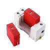 1Pcs SPD 2P Surge Protector Low Voltage AC Distribution Household Protection Device Arrester Power Switch Module LBO(2P 385V AC,30-60KA(Red)) view 2