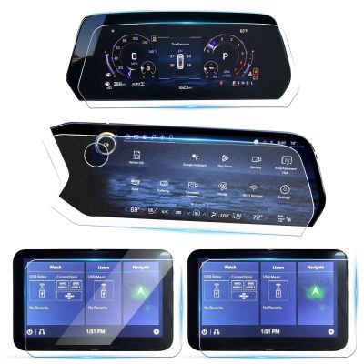 (4Pack) 2026 Tahoe Screen Protector Anti Glare Matte for 2025 2026 Chevy Tahoe(LS/LT/RST/Z71/Premier/High Country)17.7" Infotainment 11" Speedometer Side 12.6" Rear Media Screen Cover Accessories