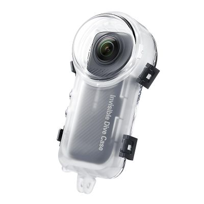 Invisible Dive Housing Case for Insta360 X4,Waterproof Up to 50m/164ft Invisible Underwater Photography Housing, X4 Protective Cover Shell with Bracket Accessories