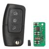 Car Remote Key Ask 433Mhz for Fiesta Focus 2 Ecosport Kuga Escape C Max Ka HU101/FO21 3 Buttons view 1