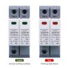 DC SPD 2P 1000V 20KA-40KA Din Rail Solar Outdoor Power Protection Surge Protector Surge Protective Device view 3