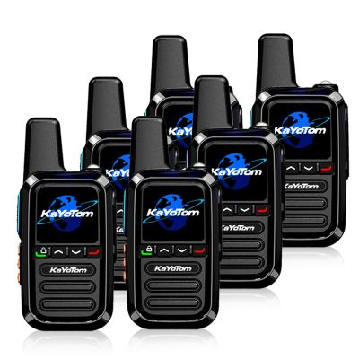 6 Pack Global Walkie Talkie-Unlimited Distance Walkie Talkie-Long Distance walkie Talkie with Clear Audio for Truck Drivers to Communicate remotely During Logistics Operations(SIM Card Included)