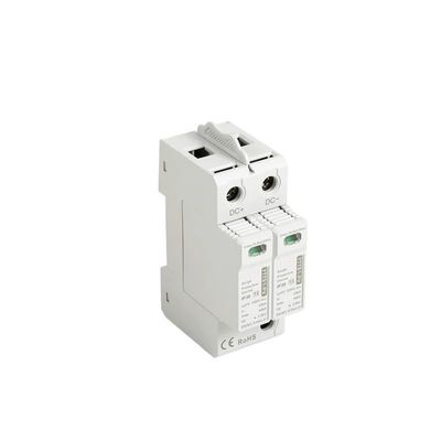 2P Din Rail DC SPD 600V (20KA~40KA) House SPD Surge Protector Protective Low-Voltage Arrester Device(2P 20-40KA 1000V)