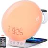 Dekala Smart Sunrise Alarm Clock with Wireless Charging for iPhone 14 13 12 Apple Watch AirPods Samsung, White Noise Sleep Sounds Machine, Nursery Night Light for Heavy Sleeper Kid view 1