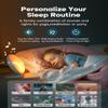 Dekala Smart Sunrise Alarm Clock with Wireless Charging for iPhone 14 13 12 Apple Watch AirPods Samsung, White Noise Sleep Sounds Machine, Nursery Night Light for Heavy Sleeper Kid view 4