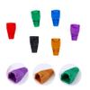 SHINEOFI 100 Pcs Ethernet Network Cable Connector Boots 8P8C Plastic Cover Caps for Cable Management Suitable for Home and Office Use Waterproof and Dustproof view 2