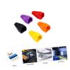 SHINEOFI 100 Pcs Ethernet Network Cable Connector Boots 8P8C Plastic Cover Caps for Cable Management Suitable for Home and Office Use Waterproof and Dustproof view 4