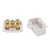 HighPower Main Splitter TShape Wiring Terminal Block Industrial Connector 400V 60A for Dome Light Switch Electric Meter Wiring (One in and Two Out (ZK-306)) view 3
