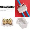 HighPower Main Splitter TShape Wiring Terminal Block Industrial Connector 400V 60A for Dome Light Switch Electric Meter Wiring (One in and Two Out (ZK-306)) view 4
