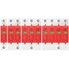 5pcs AC 385V SPD 1P 2P 3P 4P 20KA 30KA 40KA 60KA House Lightning Surge Protector Protective Solar PV Low-Voltage Arrester Device(4P,AC385V 30-60KA) view 1