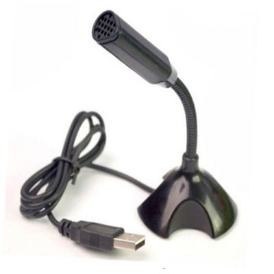 ARTIBETTER USB Computer Microphone for Desktop and Laptop Omnidirectional Condenser Mic for Online Meetings Voice Chat and Gaming Black