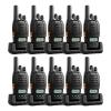 Retevis H777D Walkie Talkies Long Range with LCD Screen, USB -C Charging, Portable FRS Two Way Radios for Adults, Handsfree, Durable Walkie Talkie for Restaurant Retail Warehouse School(10 Pack) view 1