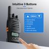 Retevis H777D Walkie Talkies Long Range with LCD Screen, USB -C Charging, Portable FRS Two Way Radios for Adults, Handsfree, Durable Walkie Talkie for Restaurant Retail Warehouse School(10 Pack) view 3