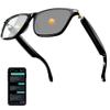 Ai Smart Glasses with Chat GPT, Bluetooth Glasses for Men Women with 160+ Language & Accents, Translation Glasses Color-Change Lens, Smart Eyewear for Gaming Meeting Travel Trade Business, (Black) view 1