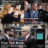 Ai Smart Glasses with Chat GPT, Bluetooth Glasses for Men Women with 160+ Language & Accents, Translation Glasses Color-Change Lens, Smart Eyewear for Gaming Meeting Travel Trade Business, (Black) view 3