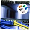 Uonlytech 100 Pcs Network Cable Connector Boots 8P8C Plastic Caps for Cable Protection Waterproof Plug Covers view 2