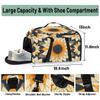 Adornori Sunflower Travel Backpack Carry On Flight Approved for Women Men, 18.9 Inch Large Flower Airline Approved Luggage Weekender Backpacks view 3