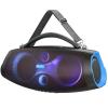 DOSS Extreme Boom Pro D200 240W Peak Outdoor Speaker, Punchy Bass, 26H Playtime, Beat-Synced Light, BT5.4, Stereo Pairing, IPX6 Waterproof for Camping, Beach, Tailgate Party-Blue view 1