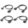 HERAON Motherboard 12V 4Pin RGB 5V 3Pin Conversion Adapter Cable for PC Computer LED Light Strip Line 3Pin/4Pin Male Female view 3