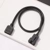 HERAON Motherboard 12V 4Pin RGB 5V 3Pin Conversion Adapter Cable for PC Computer LED Light Strip Line 3Pin/4Pin Male Female view 4