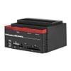 IDE HDD Enclosure Docking Dock Station Dual Bay USB2.0 Hub Reader for Data Transfer Enthusiasts view 4