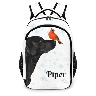XOZOTY Dog Bird Personalized with Name for Men Women Shoulder Bag Laptop Bag Bookbag