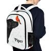 XOZOTY Dog Bird Personalized with Name for Men Women Shoulder Bag Laptop Bag Bookbag view 2