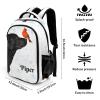 XOZOTY Dog Bird Personalized with Name for Men Women Shoulder Bag Laptop Bag Bookbag view 3
