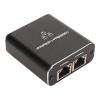 Aluminum Alloy Ethernet Splitter RJ45 Network Port Switch for 2 Computers, 1000Mbps Speed Sharing view 4