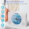 Portable CD Player with Bluetooth Built-in Dual Speakers, Desktop Wall Mounted Handheld CD Players for Home with Remote Control Support AUX/USB, FM Radio, Timer, Headphone Jack for Kids view 2