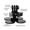 FEICHAO Helmet Flexible Adhesive Mount 4-Leaf Multi-Paste Bracket for Sports Camera Photography Accessories (3-Card Slot) view 3