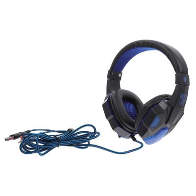 GRIRIW Gaming Headphones Wired with Noise Reduction Microphone Over Ear Headset for Console Laptop Mobile Ear Pads Easy Volume Control Lightweight Comfortable