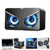 Angoily USB Wired Computer Speaker System for Desktop and Laptop High Volume Bass Soundbar for Home Office Gaming Compatible view 2