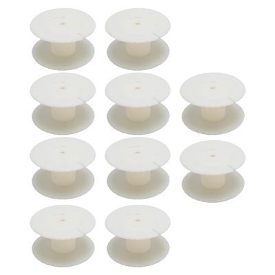 10pcs 60mm Speaker Inductor Coil Frame, Plastic Round Bobbin Wire Empty Spool Reusable ABS Crossover for Speaker Wire Coil Winding