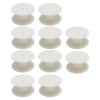 10pcs 60mm Speaker Inductor Coil Frame, Plastic Round Bobbin Wire Empty Spool Reusable ABS Crossover for Speaker Wire Coil Winding view 1
