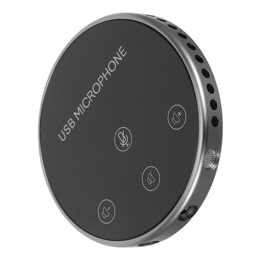 Angoily Pickup Conference Microphone USB Desktop Portable Omnidirectional Mic for Live Streaming