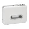 Cassette Player with Earphone USB Cassettes Tape to MP3 Converter Portable Pocket Tape Player - Plug and Play Stereo Output Auto Reverse Function - Ideal for Music Enthusiasts Black and White view 2
