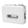 Cassette Player with Earphone USB Cassettes Tape to MP3 Converter Portable Pocket Tape Player - Plug and Play Stereo Output Auto Reverse Function - Ideal for Music Enthusiasts Black and White view 3