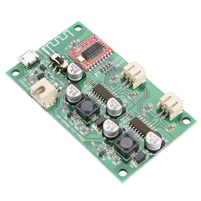 BRRNOO Bluetooth Power Amplifier Board for Powered Devices 2x6W Output DC 5V 3.7V Portable Audio Component