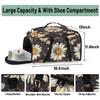 Adornori Honey Bumble Bee Travel Backpack Carry On Flight Approved for Women Men, 18.9 Inch Large Daisy Floral Bee Airline Approved Luggage Weekender Backpacks view 3
