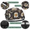 Adornori Honey Bumble Bee Travel Backpack Carry On Flight Approved for Women Men, 18.9 Inch Large Daisy Floral Bee Airline Approved Luggage Weekender Backpacks view 4