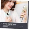 Angoily 1.5m Professional Clip Mic for Vlogging Streaming Interview Black Lapel Microphone view 4
