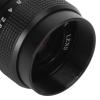25mm F1.4 CCTV Lens, C Mount Camera Lens, Rugged Aluminum Housing, Widest Field of View, Manual Aperture Adjustment, Optics for Bars Stores Parking (Black) view 2