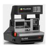 Polaroid 600 Sun600 LMS Built-in Flash Instant Film Camera with Strap for Instant Photography (Silver and Black) (Renewed) view 1