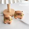 Earphone Case for AirPods Pro/Pro 2, Cute Taking Tortoise Backpack Calm Capybara Cover Soft TPU Silicone Case, Lovely Brown Capybara Protective Skin Protector view 2