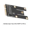 Durable M.2 NGFF to Mini PCIe Adapter Card Key A M.2 NGFF to PCIe for 2000//Vista/7/8/10, Plug and Play Converter Adapter Card view 2