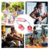 Bladeless Neck Fan | USB Rechargeable Wearable Fan - 3-Speed Bladeless Quiet Cooling Tool for Traveling Outdoor Sport Working Office Reading view 4