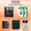 Fujifilm Instax Mini 41 Instant Film Camera Bundle with Groovy Case, Twin Pack Film (20 Sheets), Photo Album (32 Photos), Vintage Black view 2