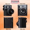 Fujifilm Instax Mini 41 Instant Film Camera Bundle with Groovy Case, Twin Pack Film (20 Sheets), Photo Album (32 Photos), Vintage Black view 3